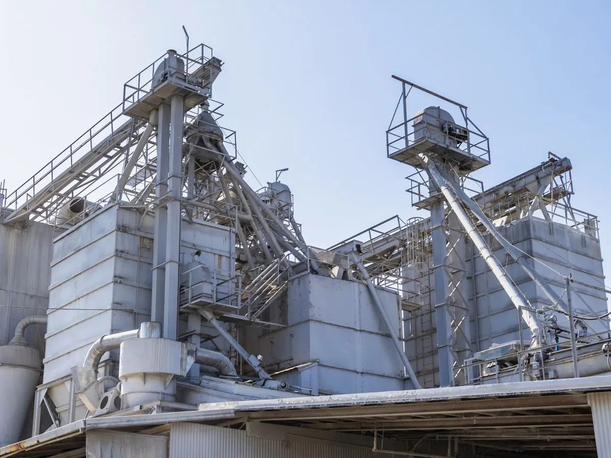 Cement plant structures